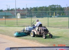 GRASS CUTTING AT BALL FIELD